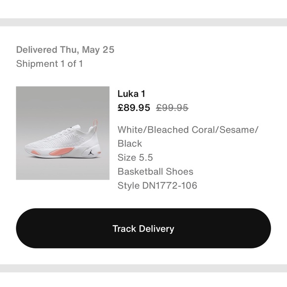 Jordan Luka 1 - Basketball Shoes - White / Coral - Picture 4 of 8
